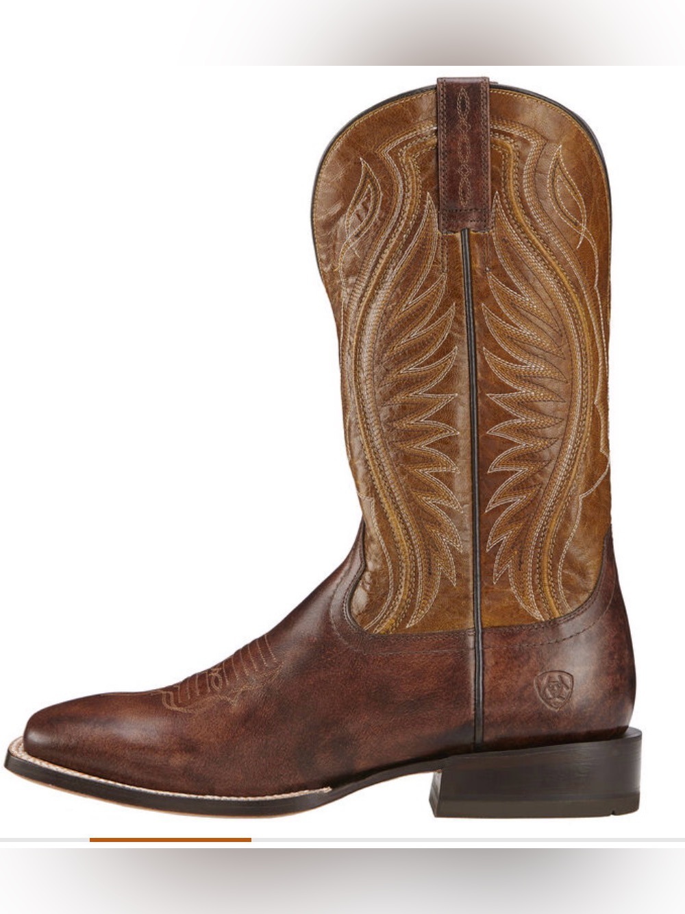 Ariat Hookin Horns Western Boot Size 10 Wide